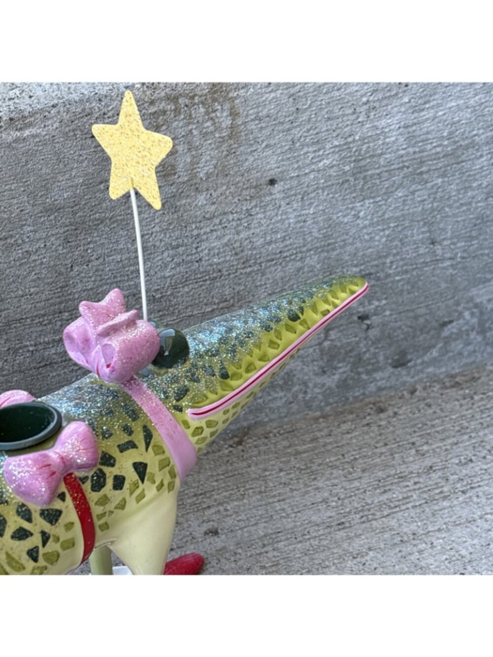 Department 56 CinderAlligator Candle Holder Patience Brewster Let There Be Light - Picture 10 of 16